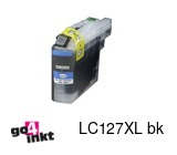 Compatible inkt cartridge LC-127XL bk, LC127XL bk voor Brother, van Go4inkt (LC121-LC123-LC127)