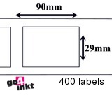 Brother compatible labels 29 x 90 mm (DK-11201) (10 st)
