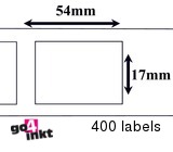 Brother compatible labels 17 x 54 mm (DK-11204) (10 st)