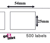 Dymo compatible Labels 54 x 25 mm (11352) (10 st)
