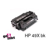 Huismerk HP 49X bk, Q5949X toner remanufactured