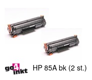 Huismerk HP 85A bk, CE285A duotoner remanufactured (2 st)