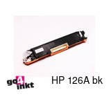 Huismerk HP 126A bk, CE310A toner compatible