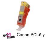 Compatible inkt cartridge BCI-6 y voor Canon, van Go4inkt