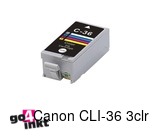 Compatible inkt cartridge CLI-36 3clr voor Canon, van Go4inkt