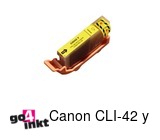 Compatible inkt cartridge CLI-42 y voor Canon, van Go4inkt