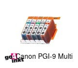 Compatible inkt cartridge PGI-9 Multipack mbk/pc/pm/r/g voor Canon, van Go4inkt
