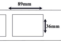 Dymo compatible Labels 89 x 36 mm (99013) (10 st)