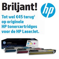 45 euro retour van HP (tot 31-10-2015)