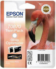 Epson T0870 inktpatroon origineel (per 2 stuks)