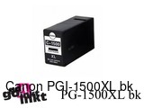 Compatible inkt cartridge PGI-1500XL bk voor Canon, van Go4inkt