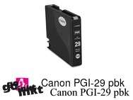 Compatible inkt cartridge PGI-29 pbk voor Canon, van Go4inkt