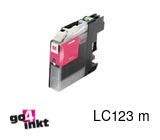 Compatible inkt cartridge LC-123m, LC123m voor Brother, van Go4inkt