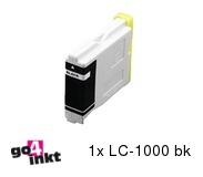 Compatible inkt cartridge LC-1000bk, LC1000bk voor Brother, van Go4inkt