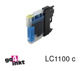 Compatible inkt cartridge LC-1100c, LC1100c voor Brother, van Go4inkt