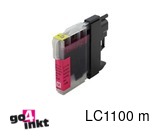 Compatible inkt cartridge LC-1100m, LC1100m voor Brother, van Go4inkt