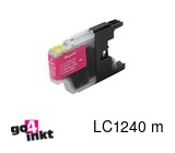 Compatible inkt cartridge LC-1240m, LC1240m voor Brother, van Go4inkt