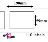 Dymo compatible Labels 190 x 59 mm (99019)