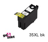 Epson 35XL, T3591 bk inktpatroon compatible