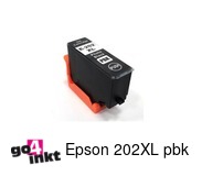Epson 202XL pbk inktpatroon compatible