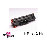 Huismerk HP 36A bk, CB436A toner compatible