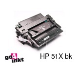 Huismerk HP 51X bk, Q7551X toner remanufactured