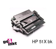 Huismerk HP 51X bk, Q7551X toner remanufactured
