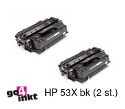 Huismerk HP 53XD bk, Q7553XD Duo Pack toner compatible (2 st)