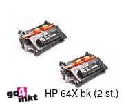 Huismerk HP 64X bk, CC364X toners huismerk (2 st)