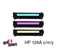 Huismerk HP 128a Multipack, CF371AM toners compatible c/m/y (3 st)