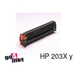 Huismerk HP 203X, CF542X y toner compatible
