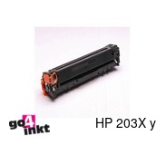 Huismerk HP 203X, CF542X y toner compatible
