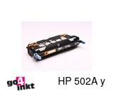 Huismerk HP 502A y, Q6472A toner remanufactured