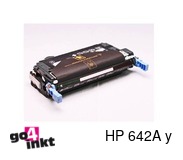 Huismerk HP 642A y, CB402A toner remanufactured