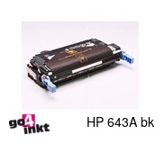 Huismerk HP 643A bk, Q5950A toner remanufactured