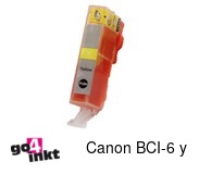 Compatible inkt cartridge BCI-6 y voor Canon, van Go4inkt