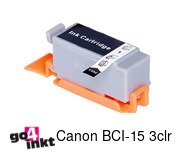 Compatible inkt cartridge BCI-15 3clr voor Canon, van Go4inkt