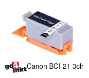 Compatible inkt cartridge BCI-21 3clr voor Canon, van Go4inkt