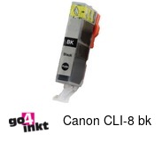 Compatible inkt cartridge CLI-8 bk voor Canon, van Go4inkt
