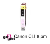Compatible inkt cartridge CLI-8 pm voor Canon, van Go4inkt
