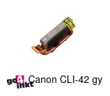 Compatible inkt cartridge CLI-42 gy voor Canon, van Go4inkt