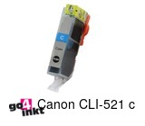 Compatible inkt cartridge CLI-521 c voor Canon, van Go4inkt