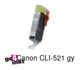 Compatible inkt cartridge CLI-521 gy voor Canon, van Go4inkt