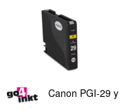 Compatible inkt cartridge PGI-29 y voor Canon, van Go4inkt