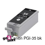 Compatible inkt cartridge PGI-35 bk bk voor Canon, van Go4inkt