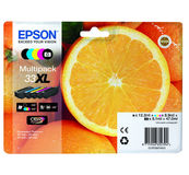 Epson 33XL, T3357XL Multipack inktpatroon origineel 1x(bk, c, m, y, pbk)