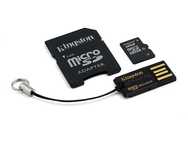 Kingston 32GB Class 10 MicroSDHC + USB + SD Multi Kit (MBLY10G2/32GB)