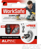 Alpine WorkSafe Gehoorbescherming incl. hanger