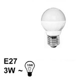 E27 LED Bol Lamp 3W Warm