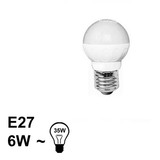 E27 LED Bol Lamp 6W Warm